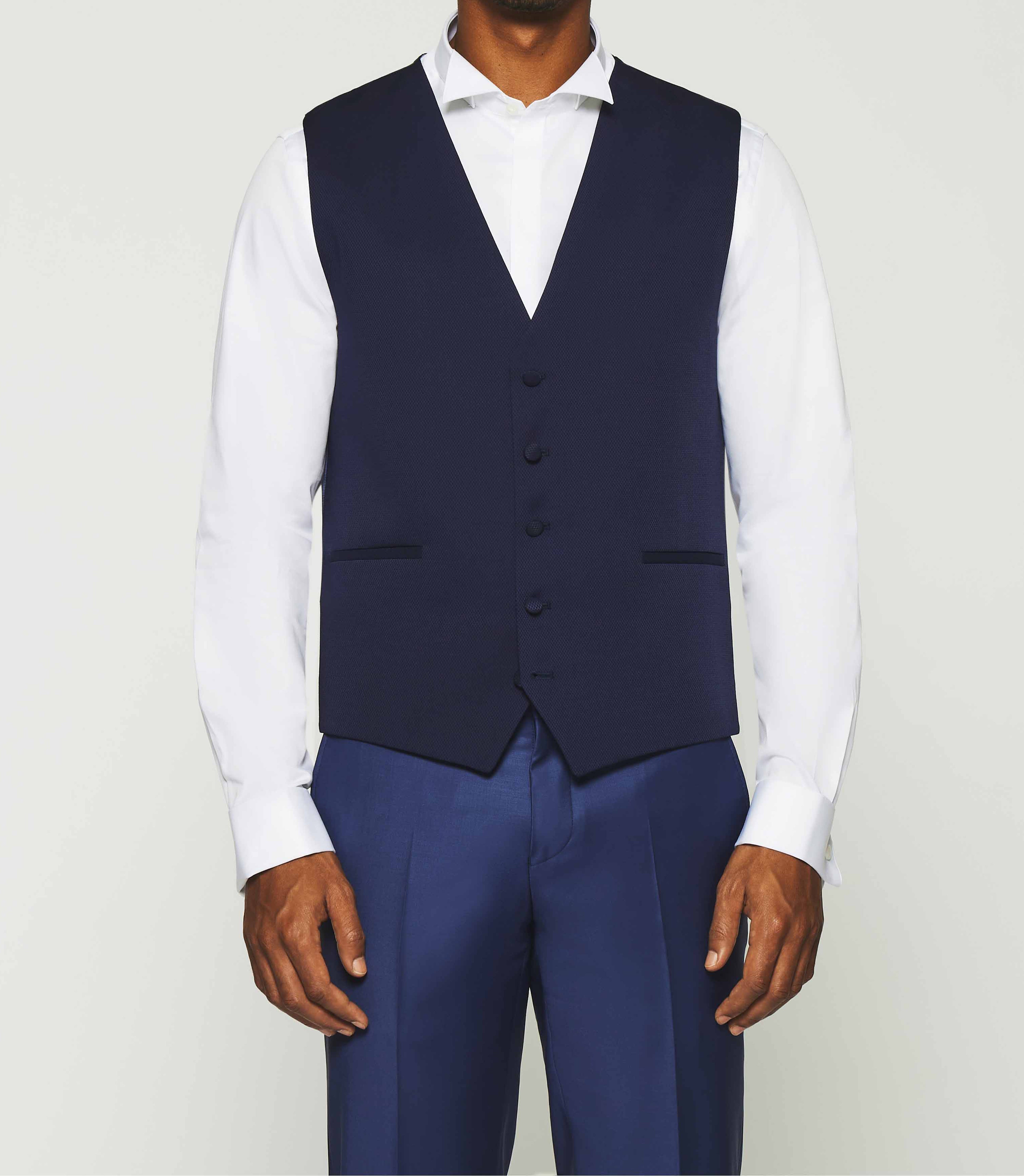 JOLIE blue suit vest