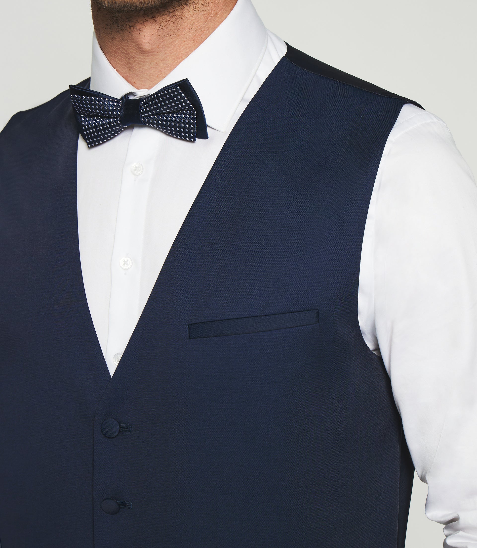 Navy suit vest JSATIN