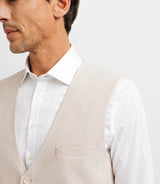 Gilet casual armuré écru - IZAC