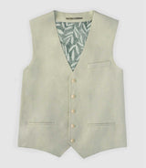 Gilet ville 100% lin vert eau - IZAC