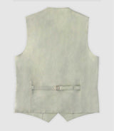 Gilet ville 100% lin vert eau - IZAC