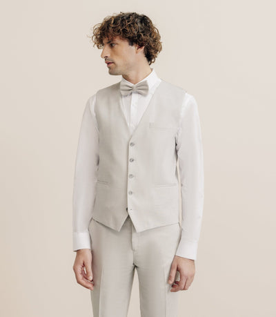 Gilet de costume mastic - IZAC