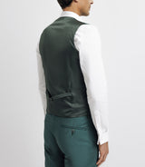 Gilet de costume vert - IZAC