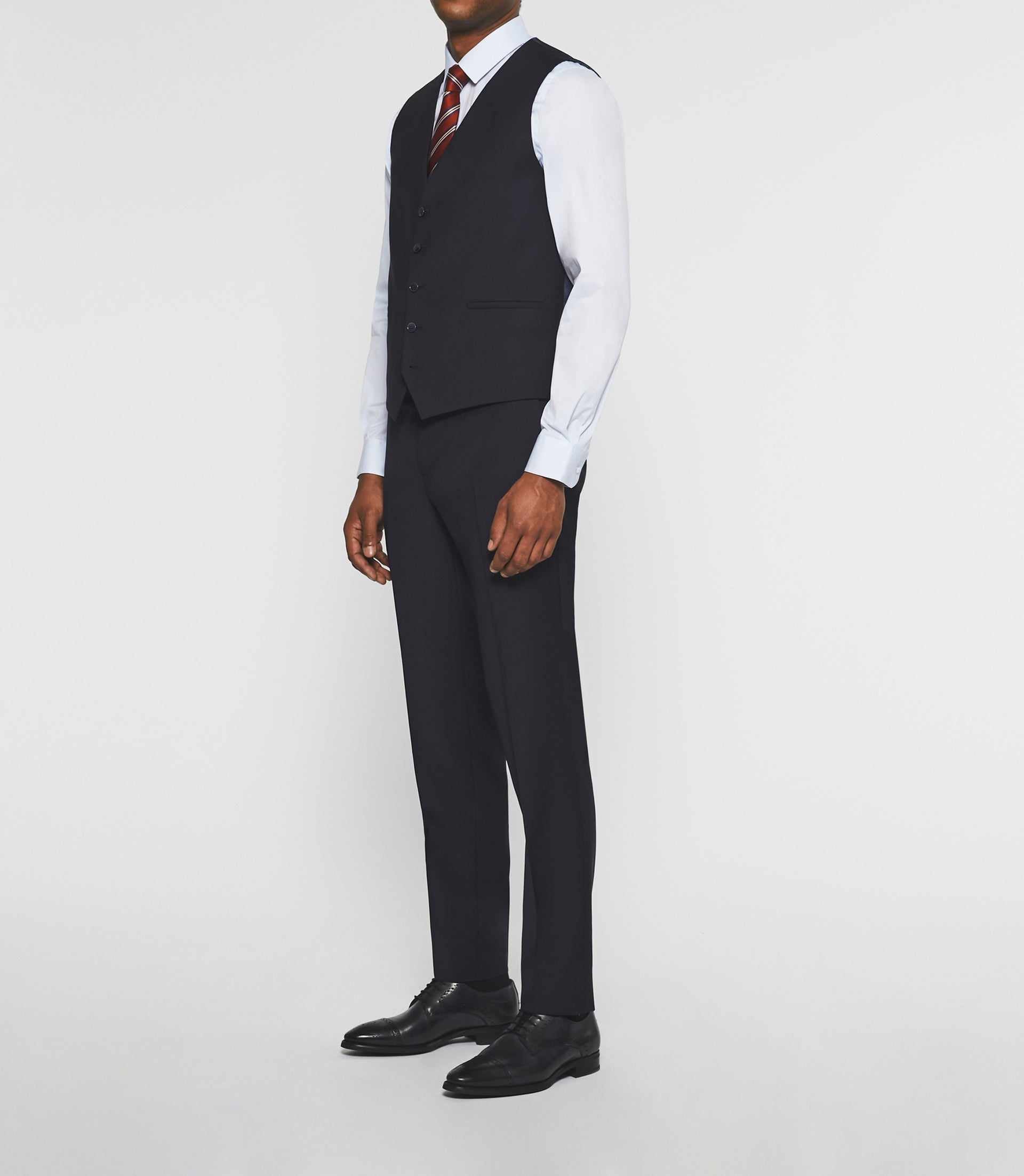 Navy blue suit vest XLIBER