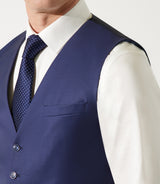 Navy blue suit vest