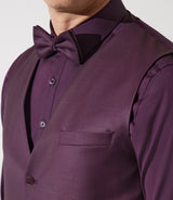 Gilet de costume violet - IZAC