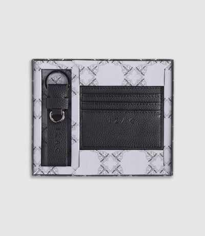 Portefeuille avec porte carte noir - IZAC