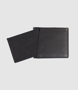 Black leather wallet