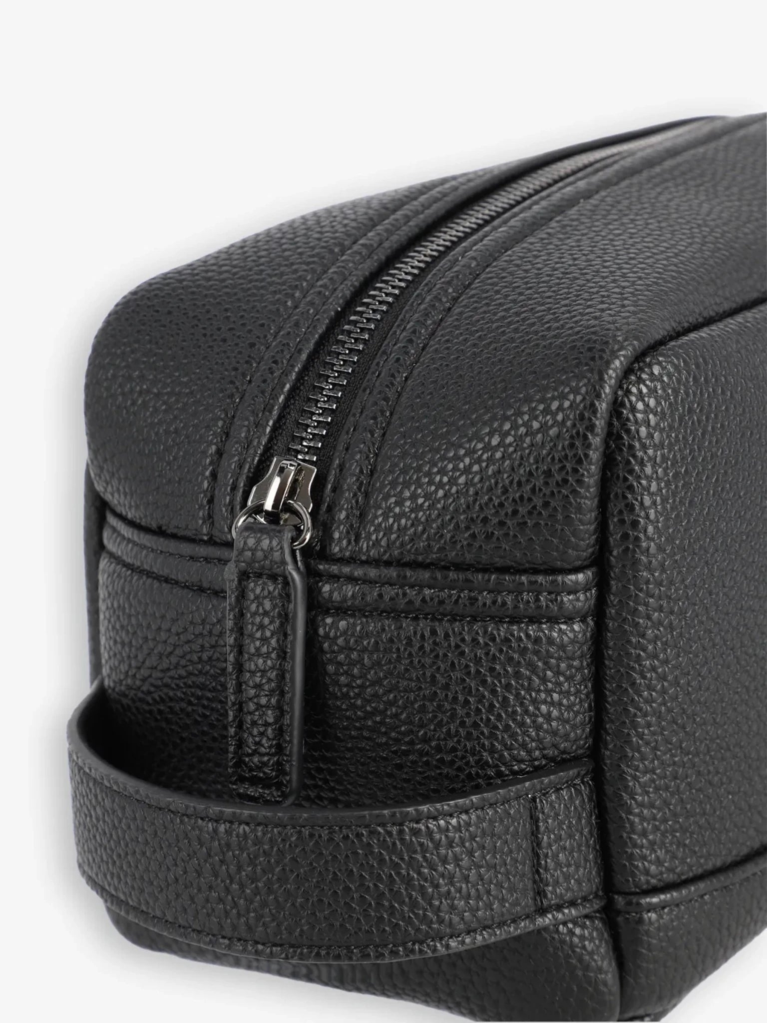 Black toiletry bag