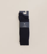 Pack of 2 plain navy socks