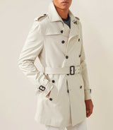 Quota" double-breasted trench coat