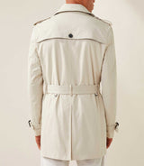 Quota" double-breasted trench coat