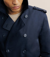 Trench croisé marine