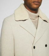 Jacket with removable sherpa collar IZIHARI