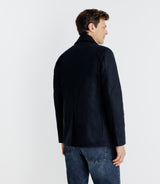 Manteau ville croisé marine