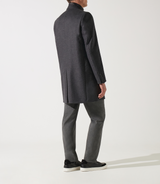 Wool coat and anthracite gray cashmere isaobt