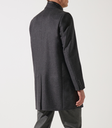 Wool coat and anthracite gray cashmere isaobt