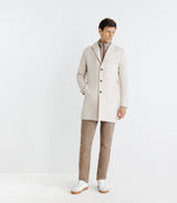 Manteau ville parementure beige - IZAC