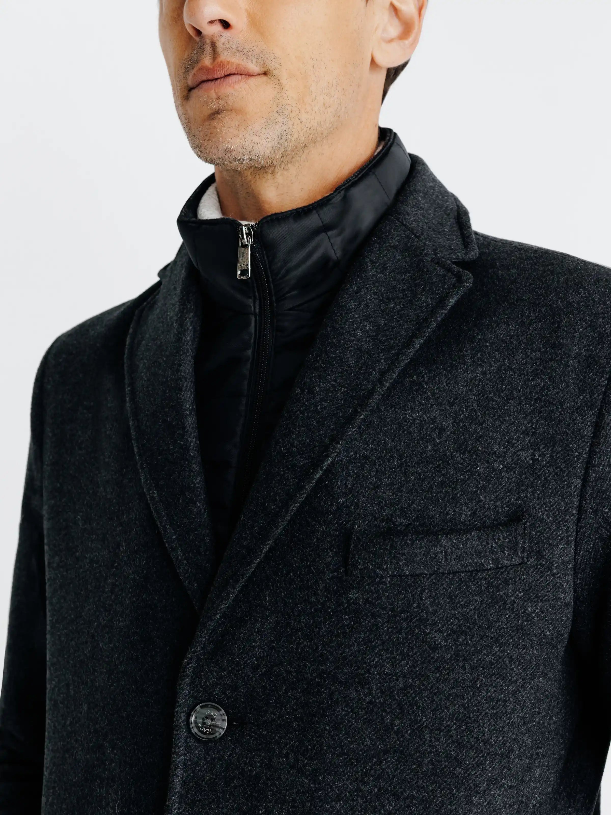 Manteau ville gris foncé - IZAC