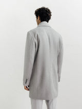 Manteau ville à parmenture amovible gris clair - IZAC