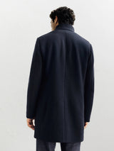 Manteau ville en laine marine - IZAC