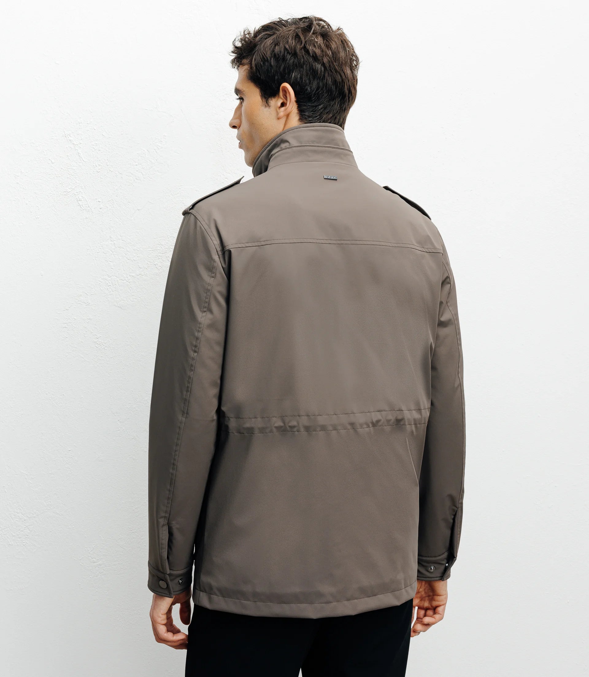Parka 4 poches taupe - IZAC