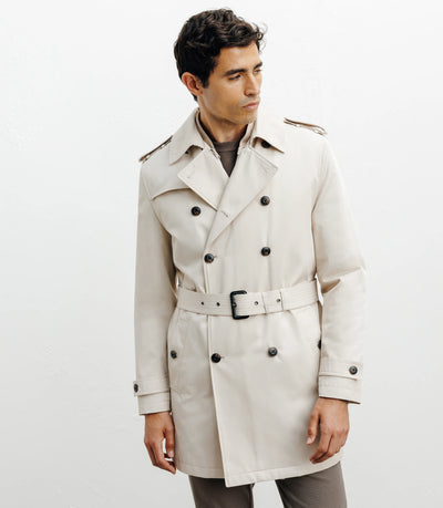 Trench croisé beige - IZAC