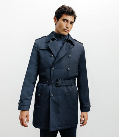 Trench croisé marine - IZAC