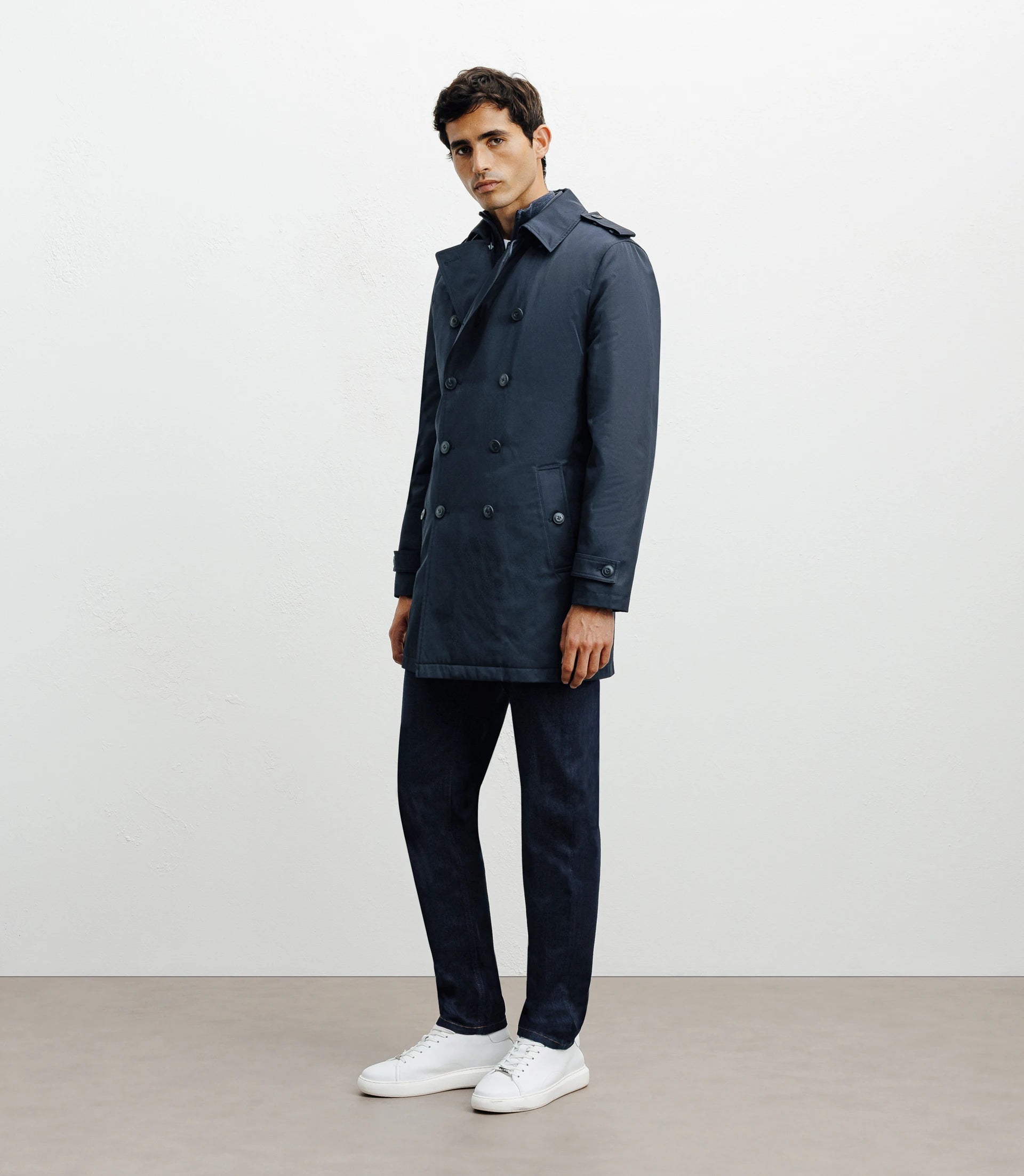 Trench croisé marine - IZAC