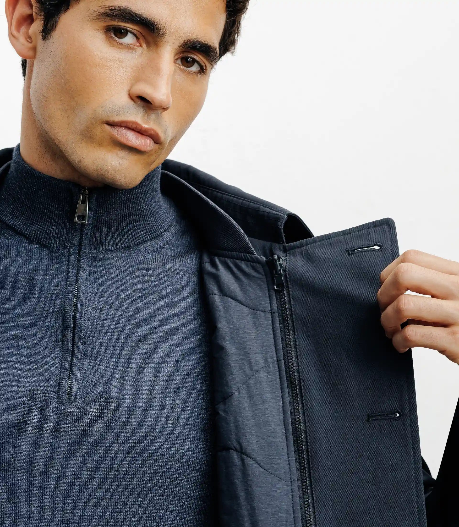 Trench croisé marine - IZAC