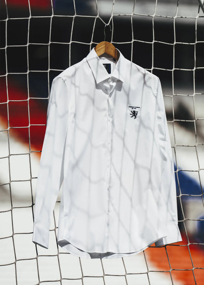 Chemise ville en coton blanc - IZAC