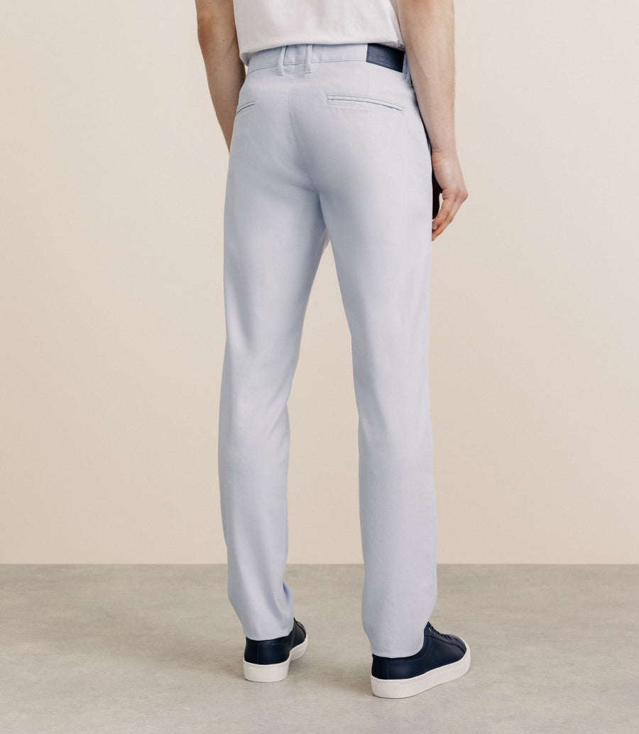 Pantalon armuré slim bleu ciel