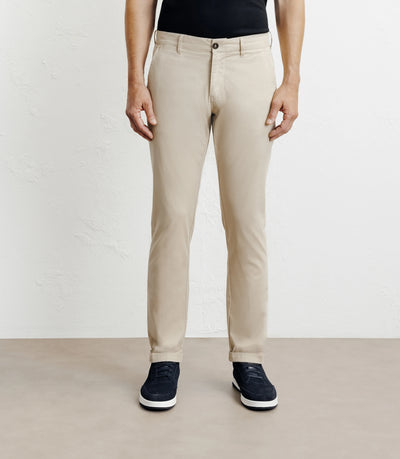 Pantalon en coton beige - IZAC