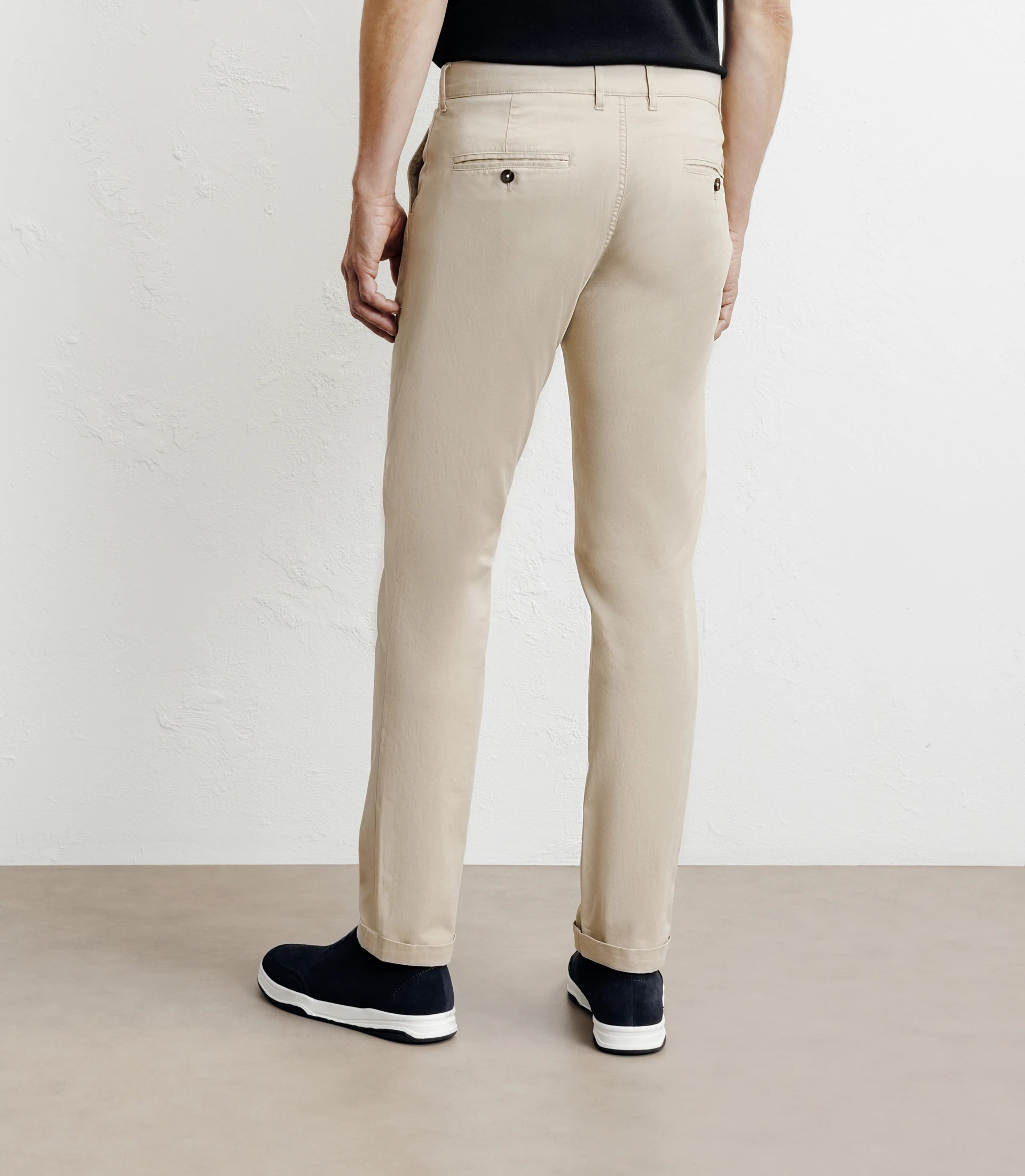 Pantalon en coton beige - IZAC