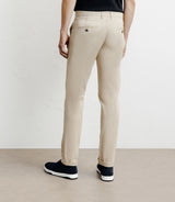 Pantalon en coton beige - IZAC