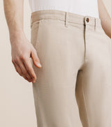 Pantalon armuré slim beige clair - IZAC