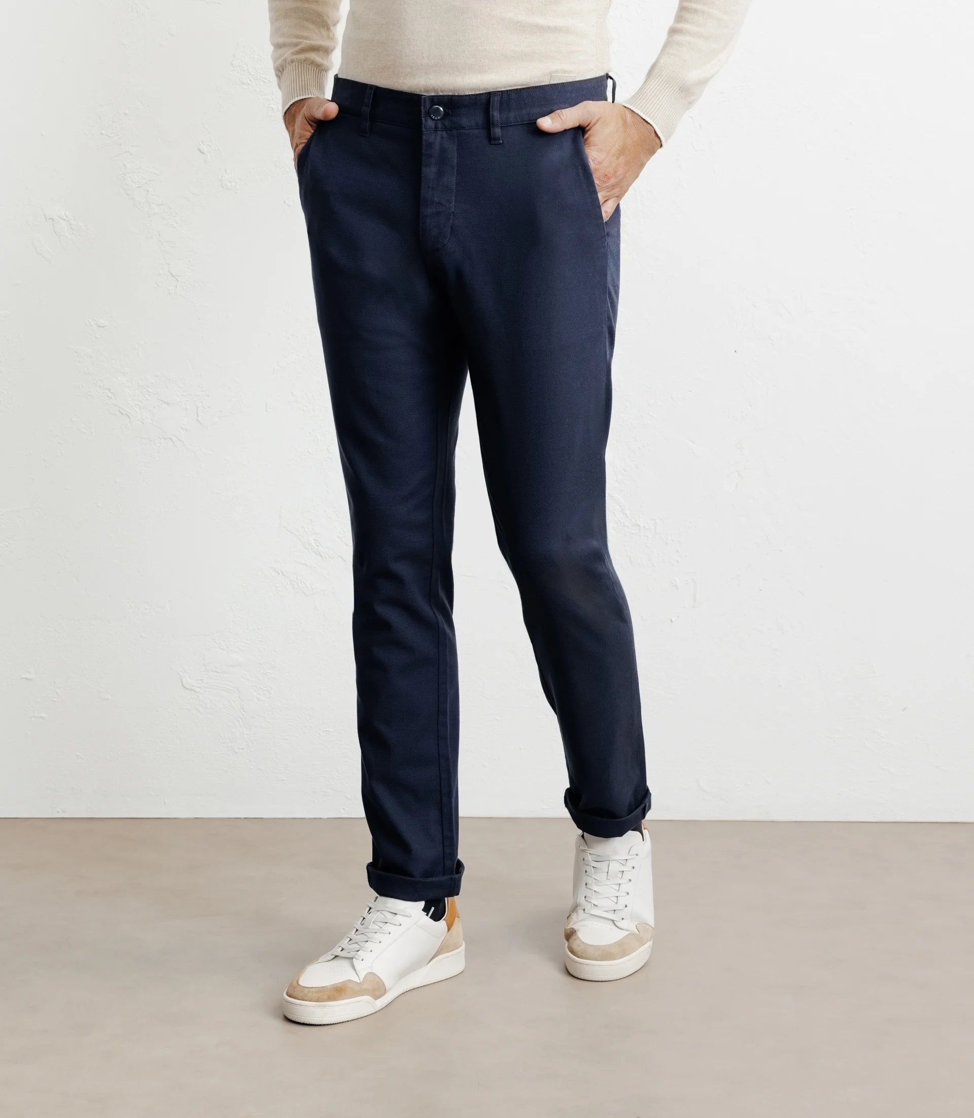 Pantalon armuré slim marine - IZAC