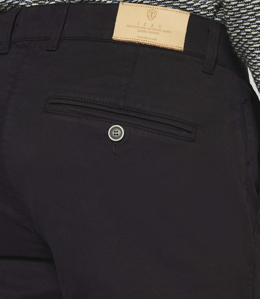 Pantalon slack slim marine