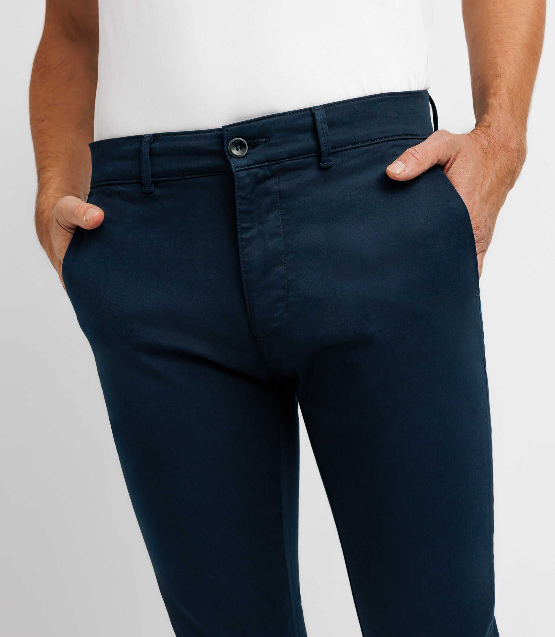 Pantalon chino slim marine PANAMA