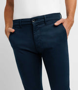 Pantalon chino slim marine PANAMA - IZAC