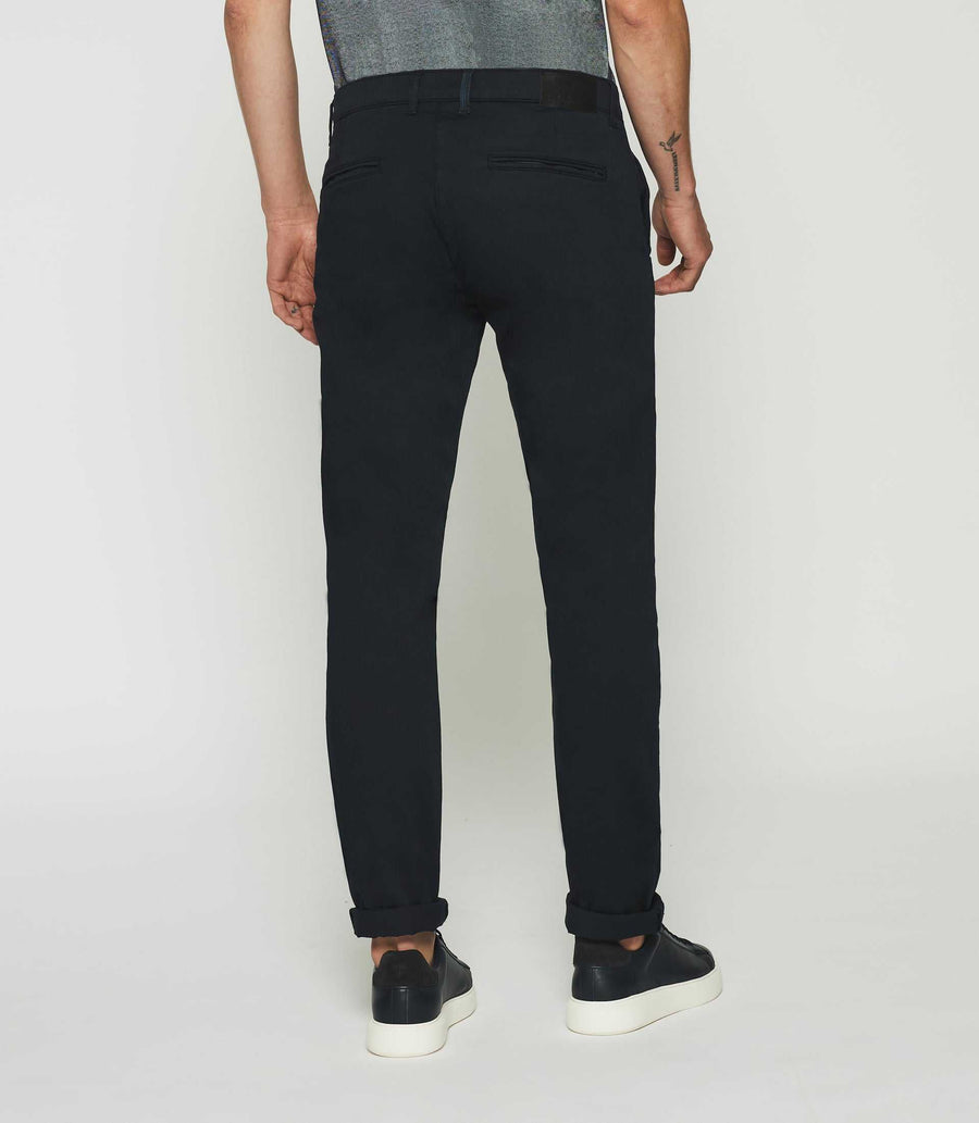 Pantalon chino slim marine