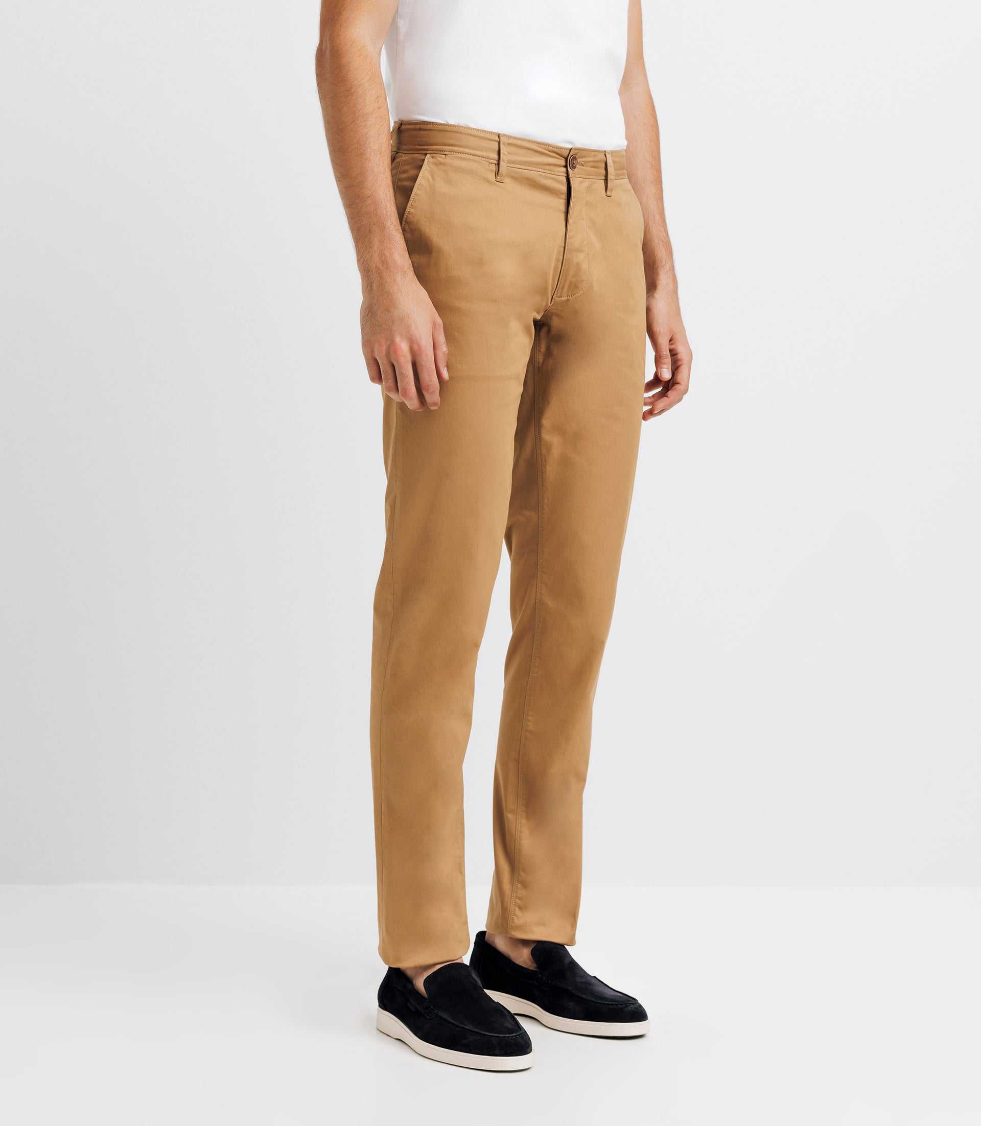 Chino Satin Camel pants