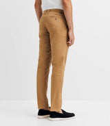 Pantalon chino satin camel - IZAC