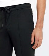 Pantalon chino taille élastique noir - IZAC