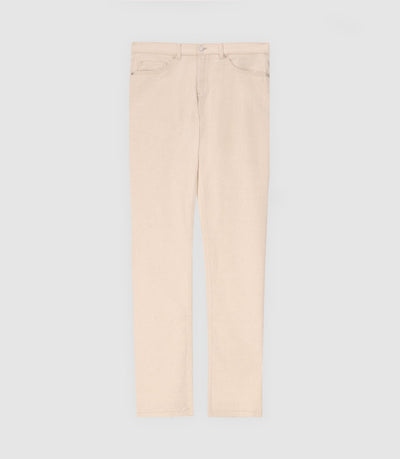 Pantalon en mélange lin beige - IZAC