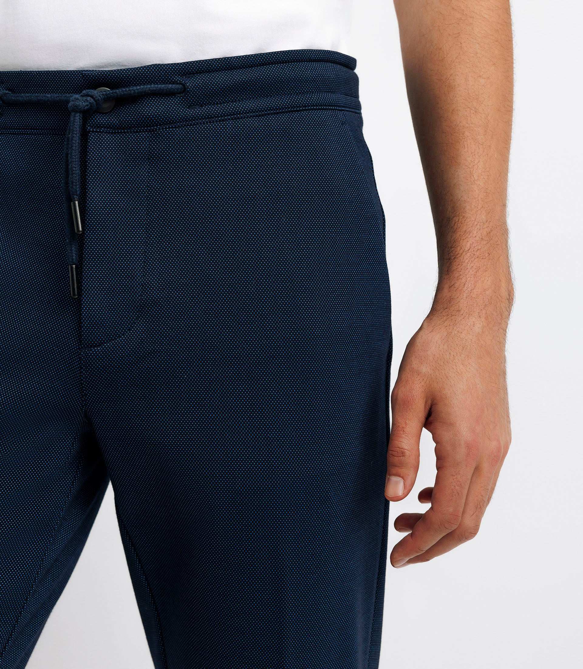 Pantalon chino taille élastique marine