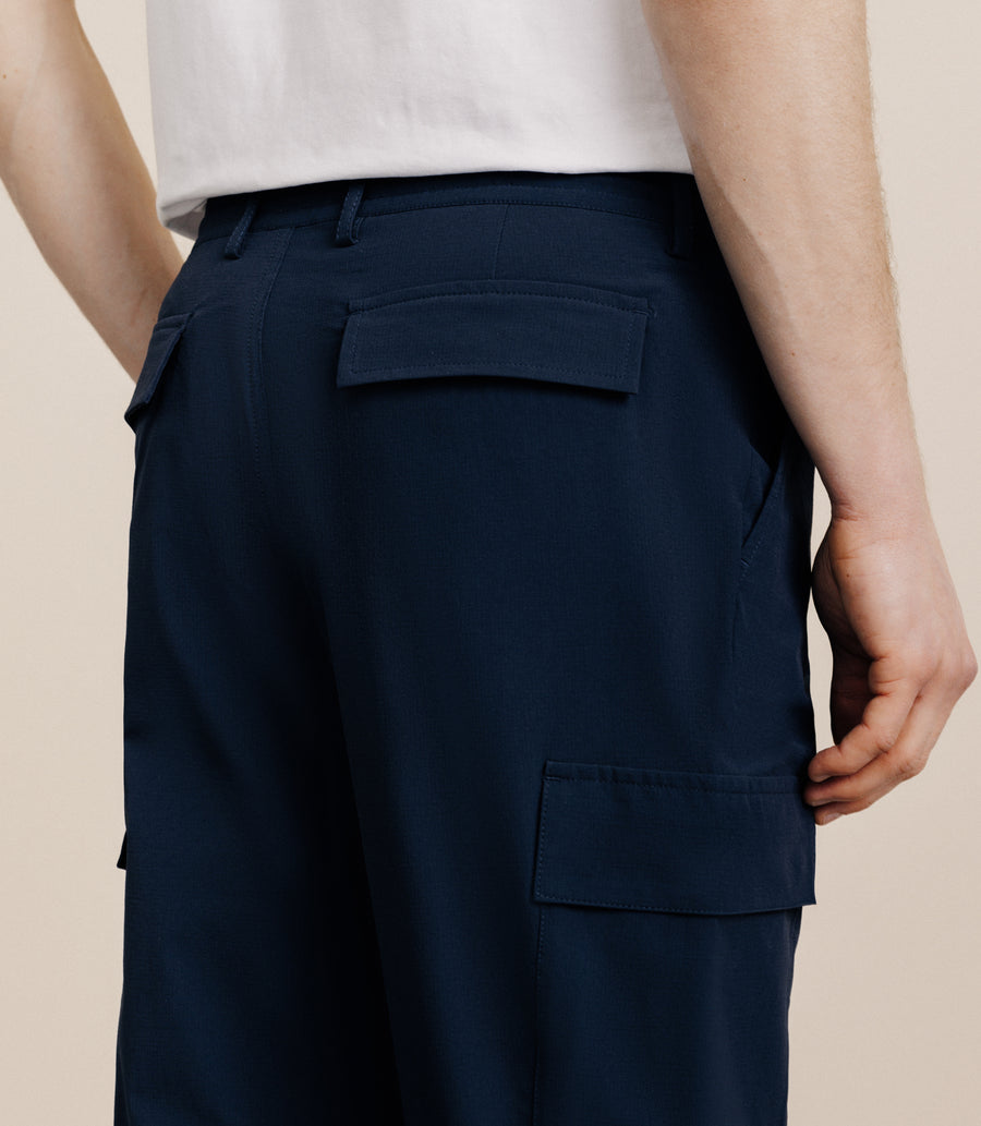 Pantalon regular marine