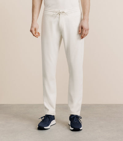 Pantalon élastiqué écru - IZAC