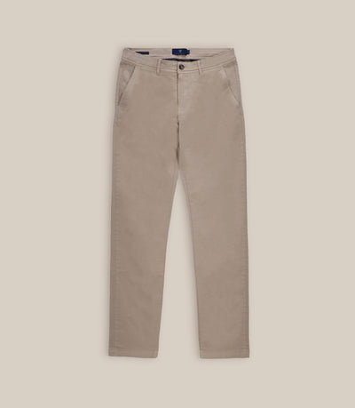 Pantalon coton stretch beige - IZAC