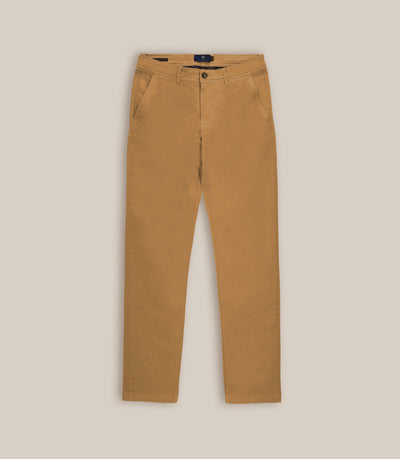 Pantalon coton stretch camel - IZAC